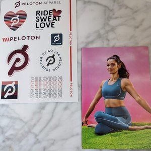 Peloton Stickers and Aditi Shah Card